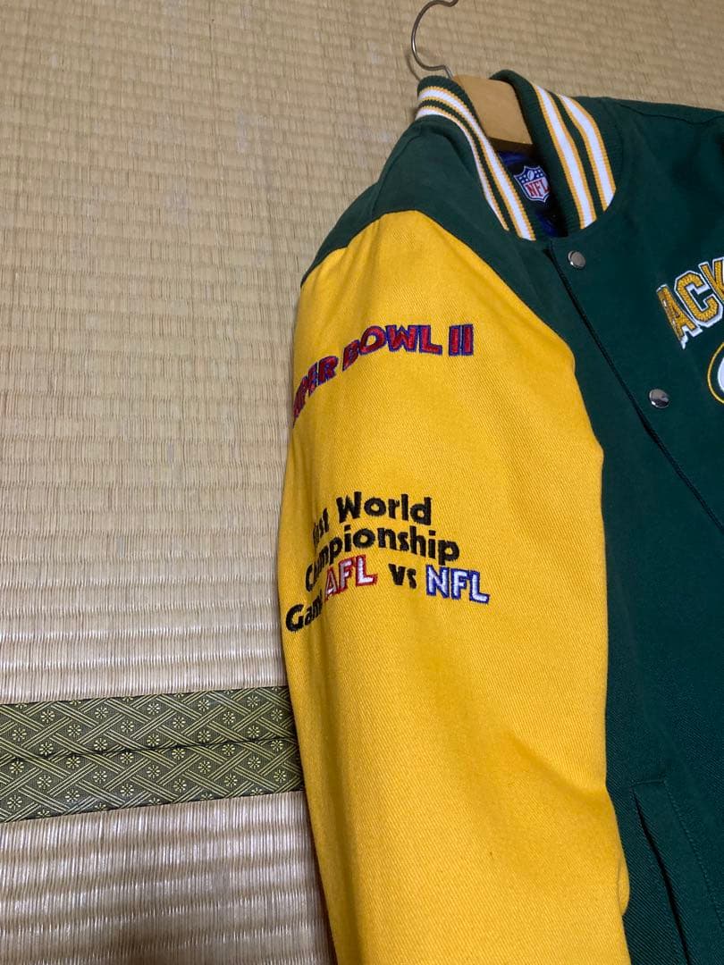 NFL グリーンベイ パッカーズ スタジャン ジャケット チャンピオン　Mサイズ
