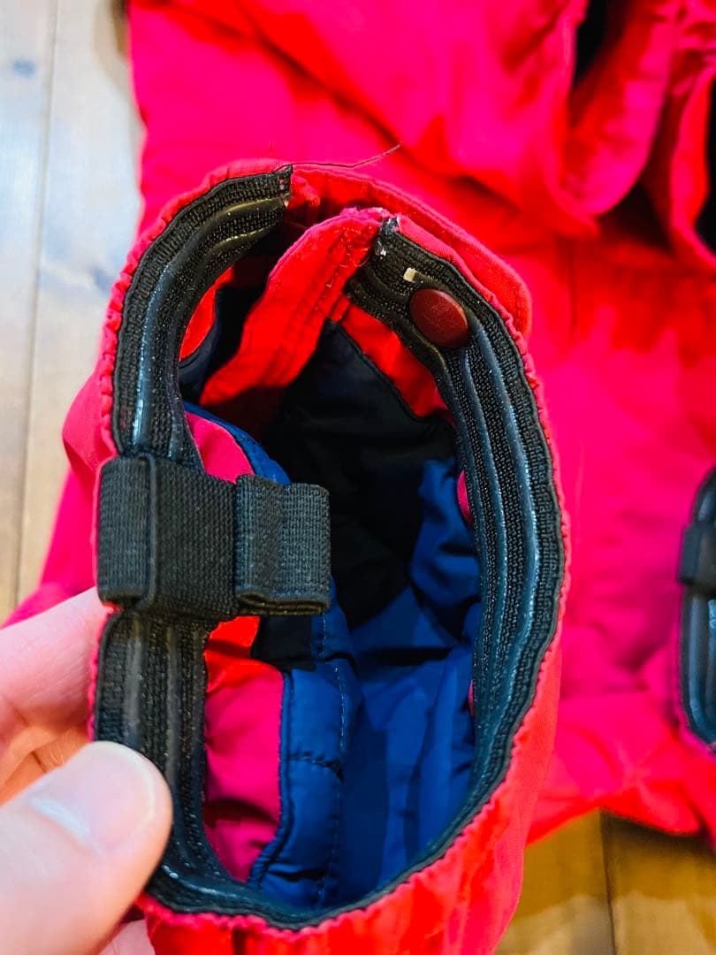 montbell 子ども用スキーウェア 100cm レッド