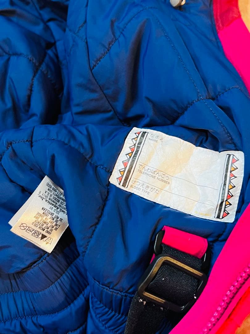 montbell 子ども用スキーウェア 100cm レッド