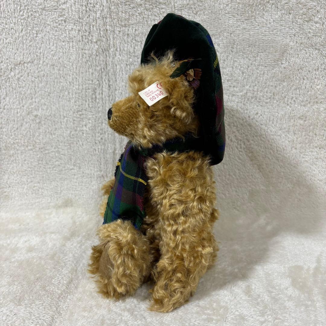 【限定品】Steiff シュタイフ スコティッシュ ベア 白タグ 赤文字