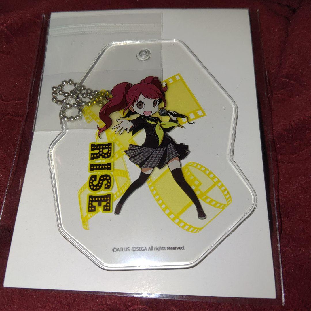 レア　クリアタグ　ペルソナQ2 P4 久慈川 りせ セガ コラボカフェ