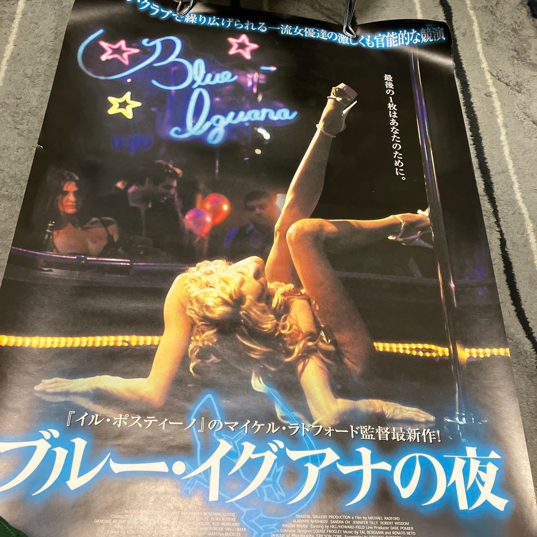 ダリル　ハンナ　ポスター　B2 ブルーイグアナの夜　非売品　洋画