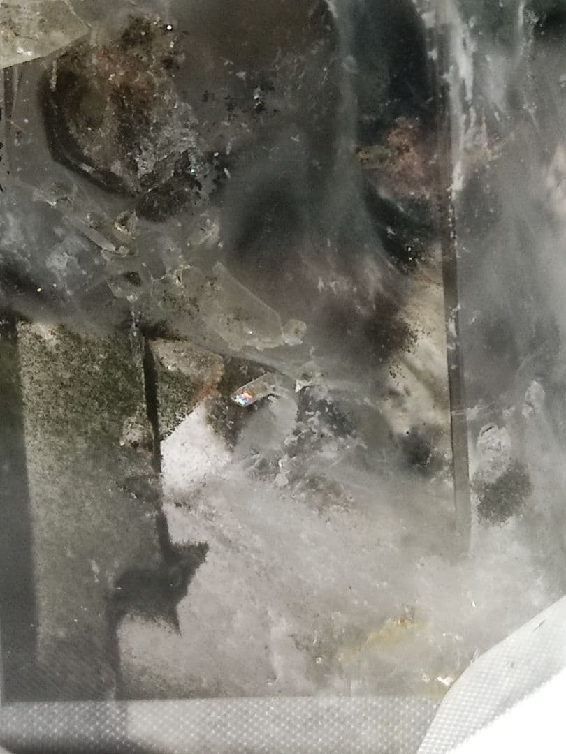 パワーストーン　天然石　ポイント　インクルージョン水晶　159g　No.119