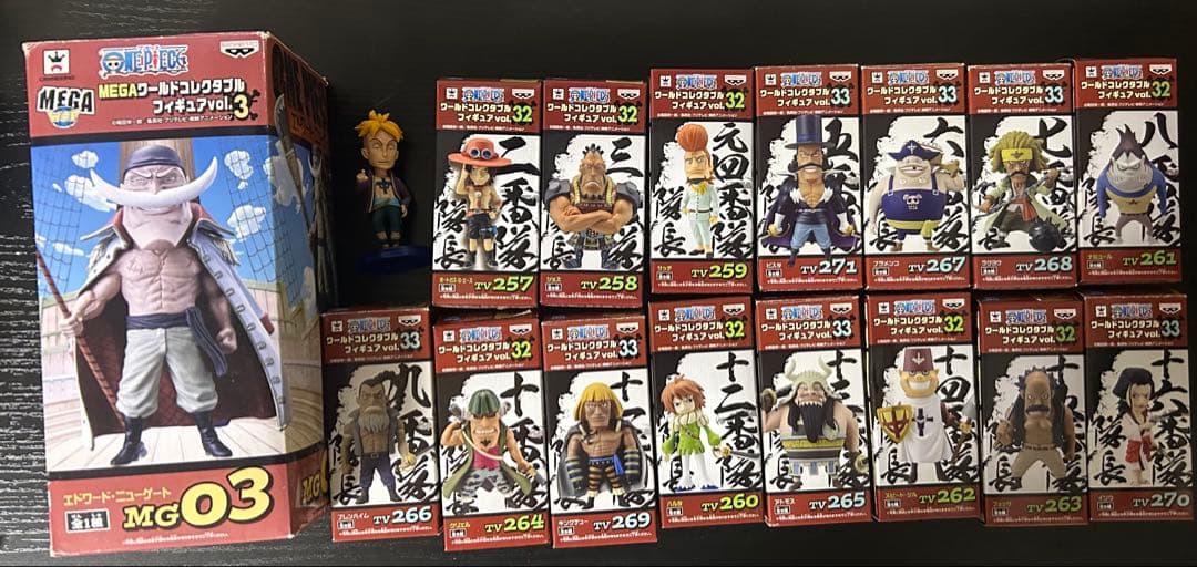 ワンピース ワーコレ 白ひげ海賊団 vol.32 vol.33 白ひげ 全17種