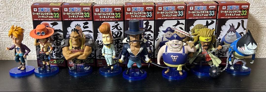 ワンピース ワーコレ 白ひげ海賊団 vol.32 vol.33 白ひげ 全17種