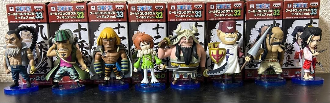 ワンピース ワーコレ 白ひげ海賊団 vol.32 vol.33 白ひげ 全17種