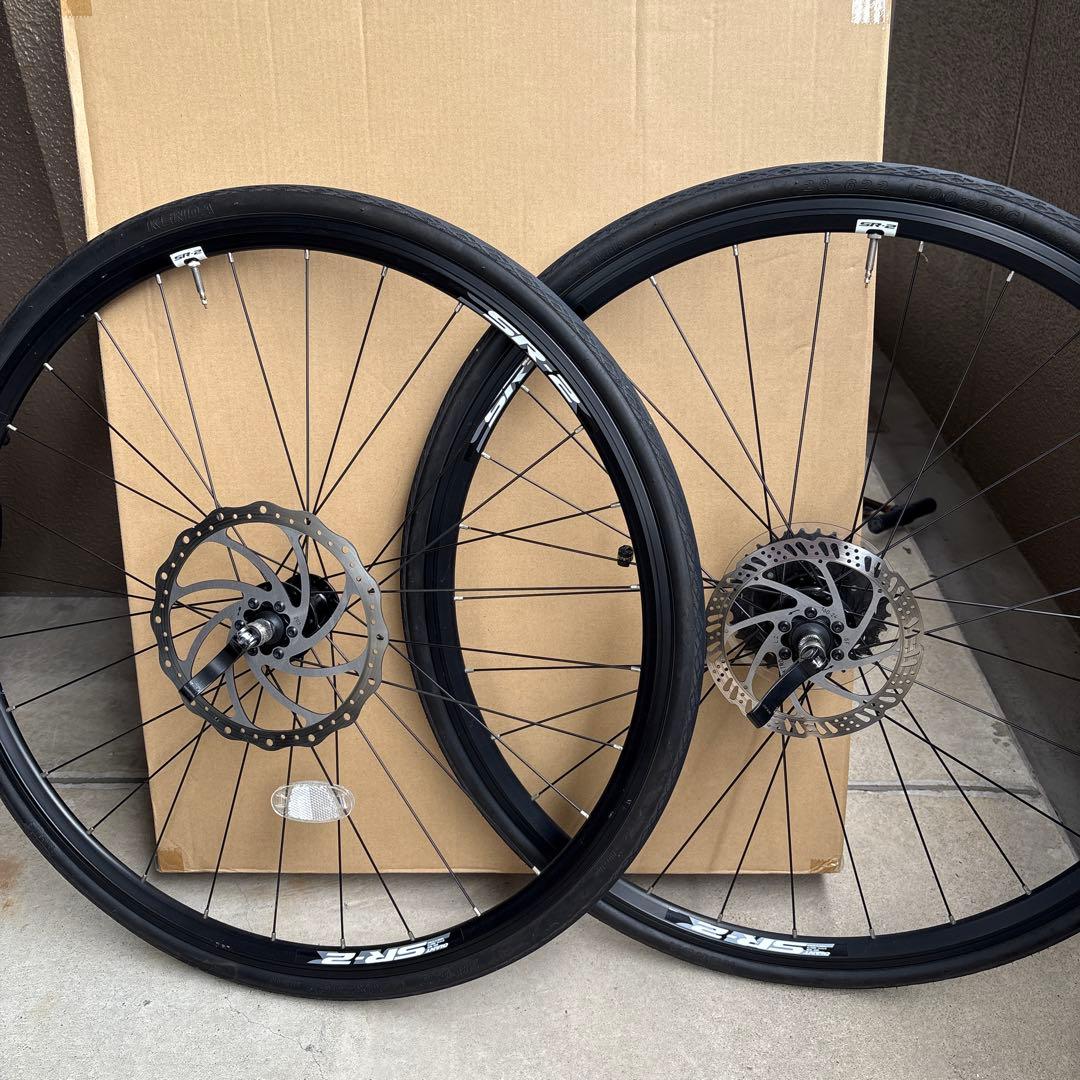 GIANTSR-2 完組ホイール Fr.Rrブラック