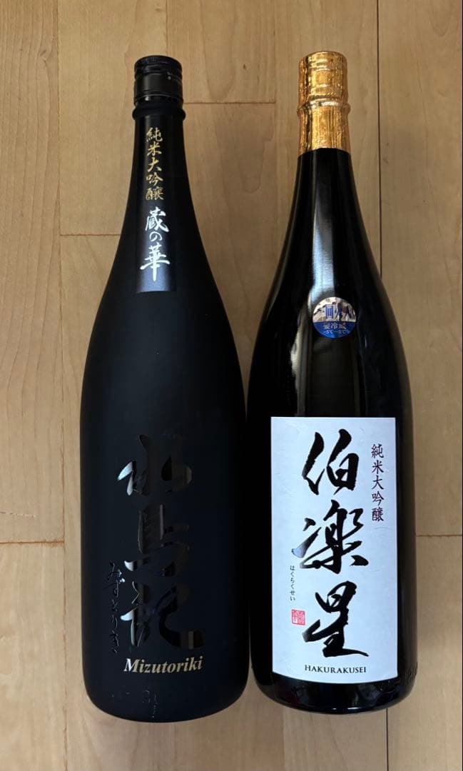 伯楽星 純米大吟醸 1800ml水鳥記 純米大吟醸 1800ml 2本セット