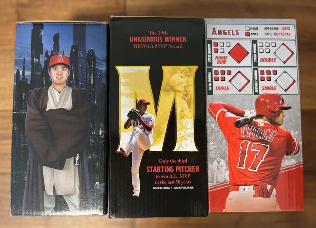 大谷翔平　ボブルヘッド　３体セット