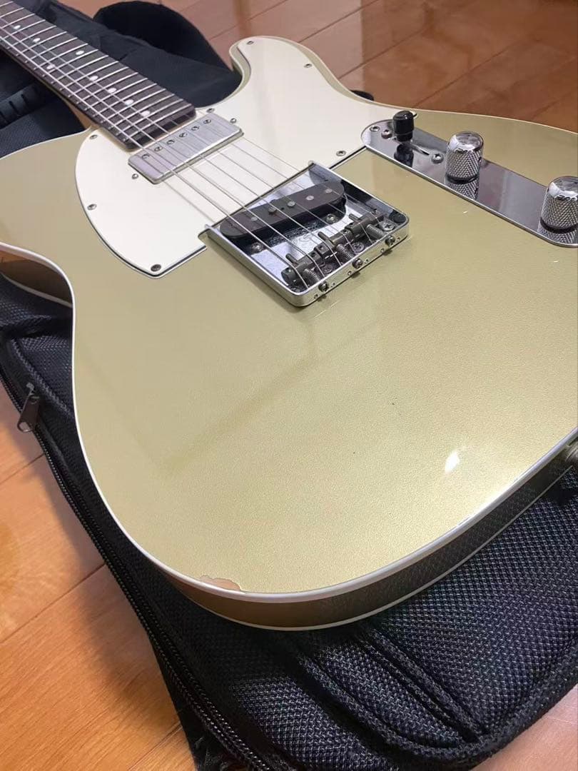 単品FusionTelecasterタイプエレキギタ（SparkMiniアンプ）