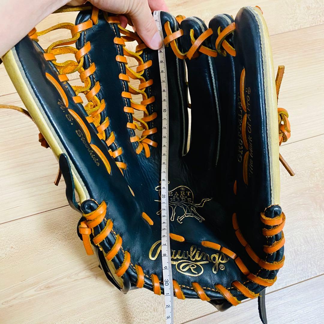 ★美品★ローリングス 一般 軟式グローブ HOH オールラウンド 右投 メジャー