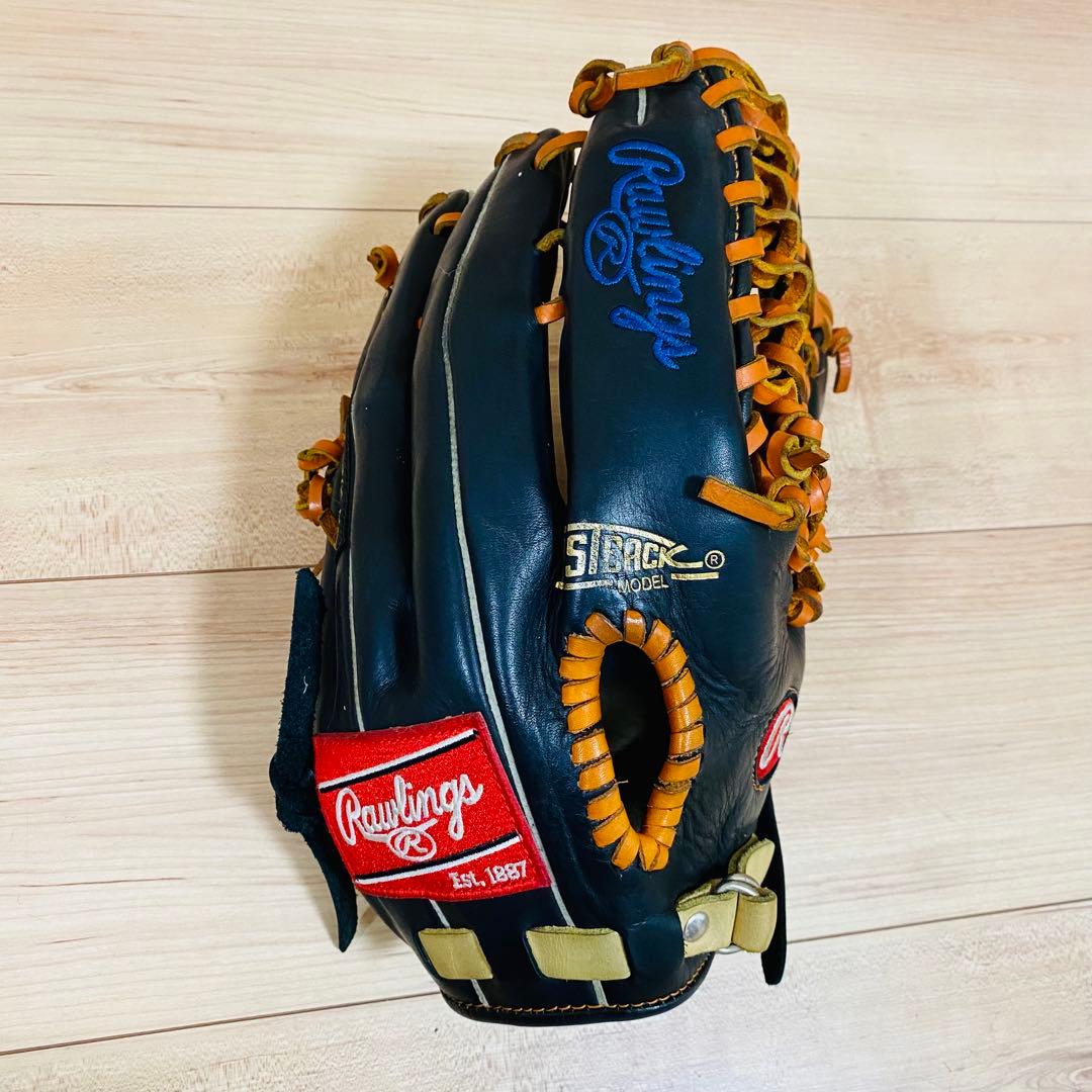 ★美品★ローリングス 一般 軟式グローブ HOH オールラウンド 右投 メジャー