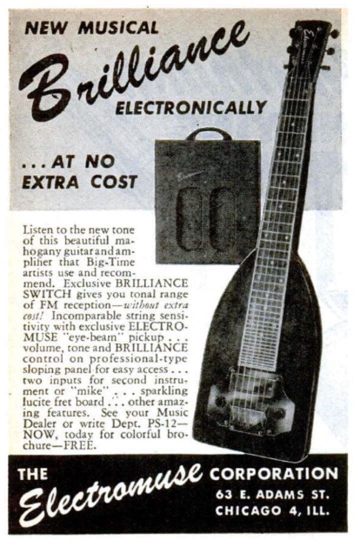 ギター Electromuse LapSteelGuitar 1940s Vintage