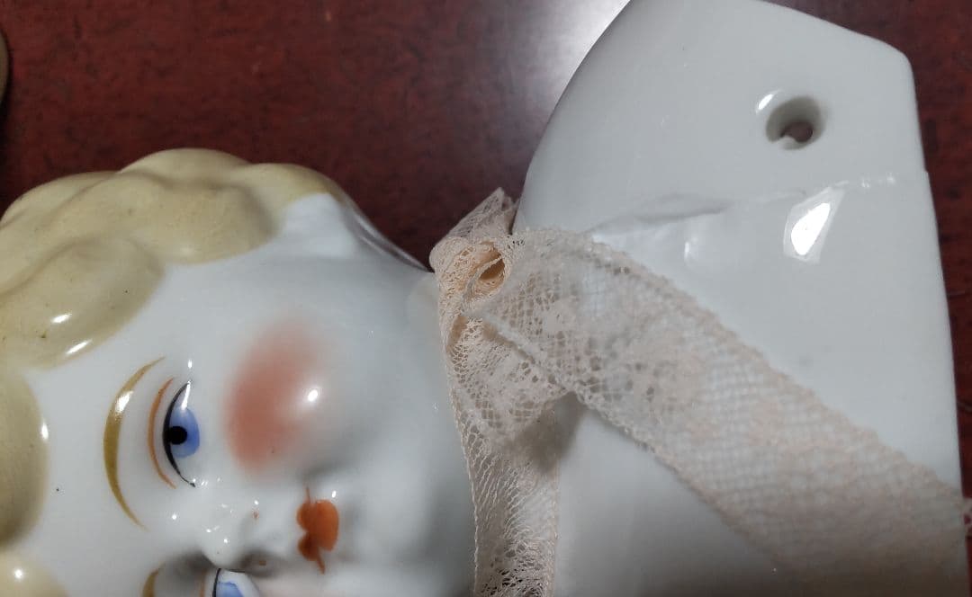 フランス　アンティーク　チャイナヘッド　難有り