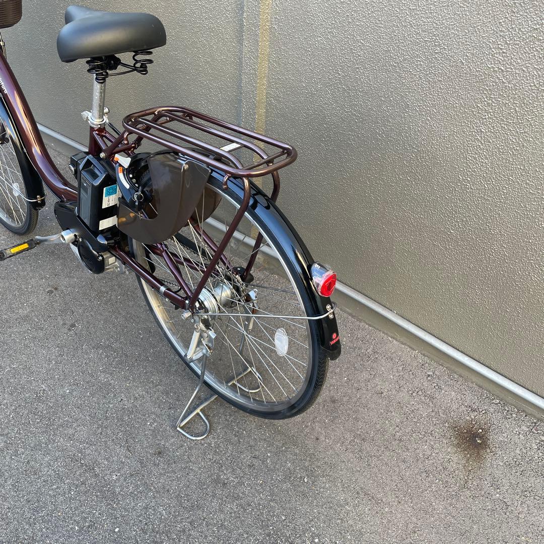 ヤマハ電動アシスト自転車26インチ バッテリー大容量12.3Ahブラウン