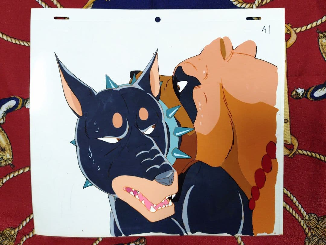 セル画 銀牙 流れ星銀 ベン スナイパー？ 当時物