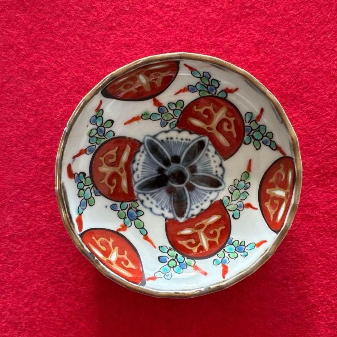 古伊万里　色絵　小皿　5枚組 江戸時代
