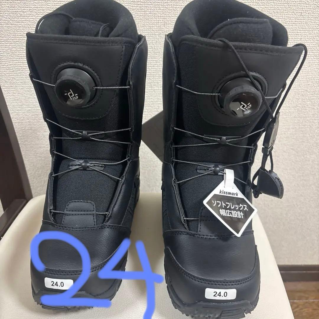 kisamark ソフトブーツ 24.0cm ブラック