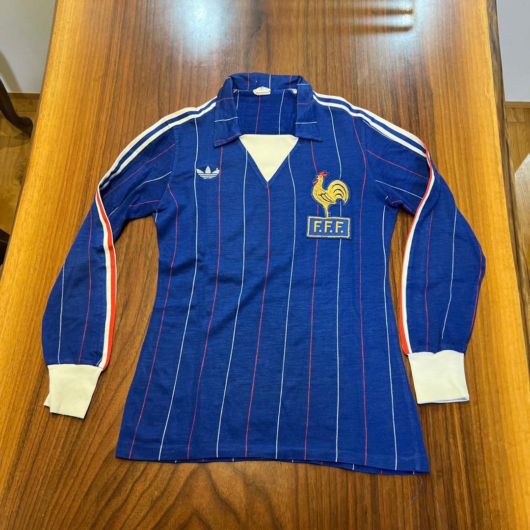 ※値下不可　80〜82年　プラティニ　サイン入りユニフォーム　フランス代表