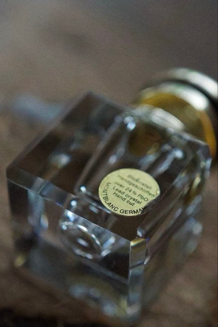 【新品未使用品】モンブラン クリスタルインクウェル