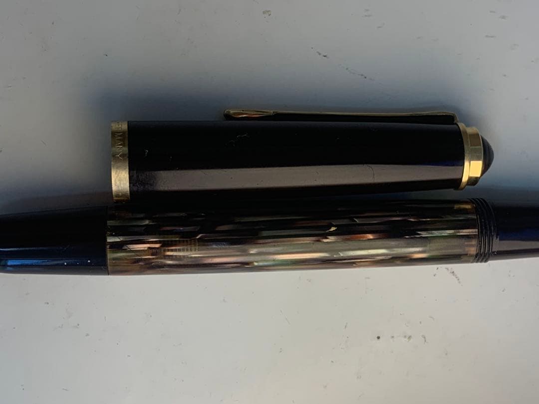 Pelikan 400 ペリカン　F 740-585 万年筆万年筆 黒 金