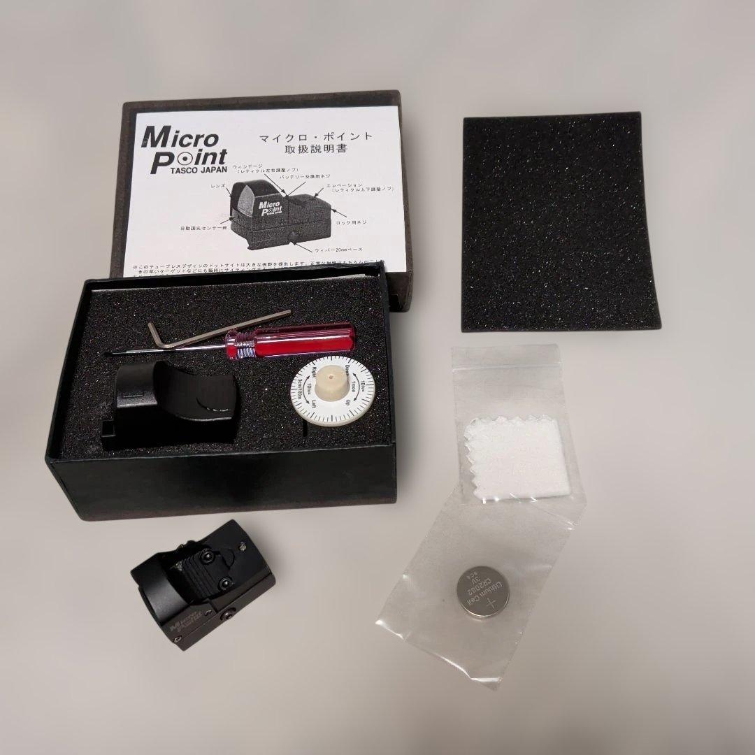 TASCO　現サイトロン製　マイクロポイント　実物ドットサイト　新品