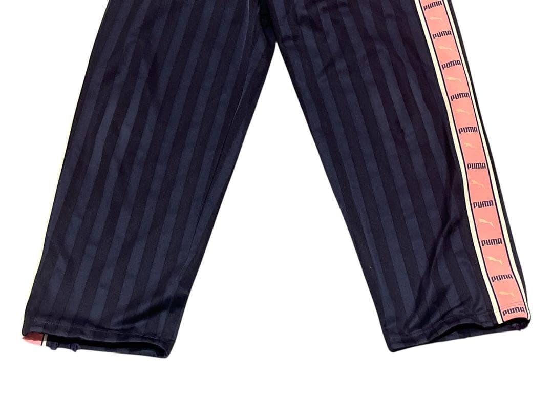美品 プーマ セットアップ プージャー　ネイビー ピンク S〜M Y2K
