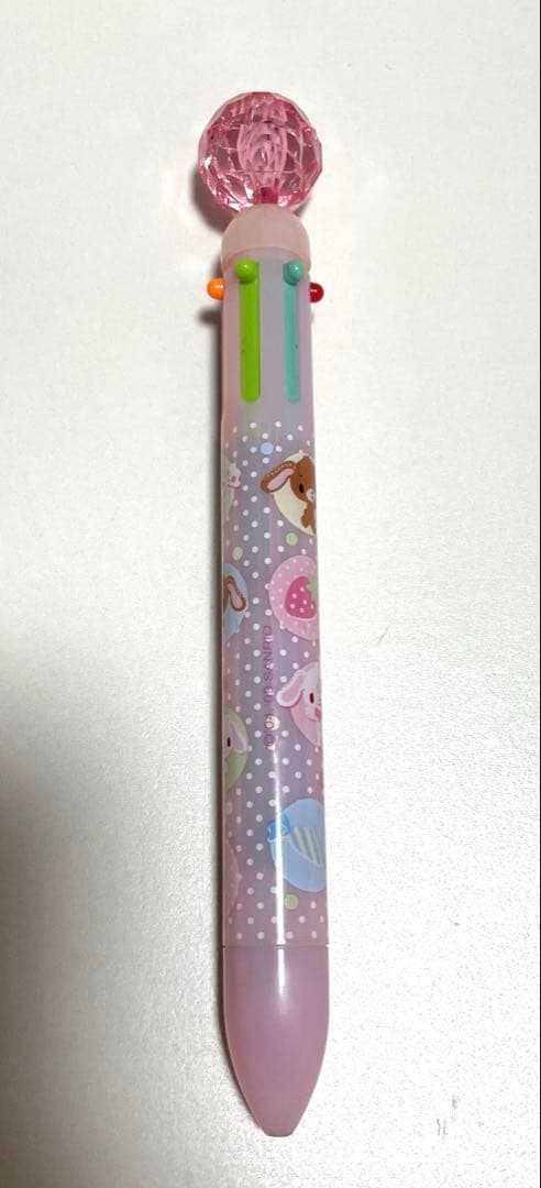 多色ボールペン ピンク　宝石　サンリオ