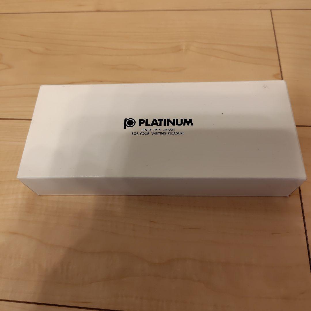 【新品未使用】PLATINUM H3776 CENTURY 万年筆 青