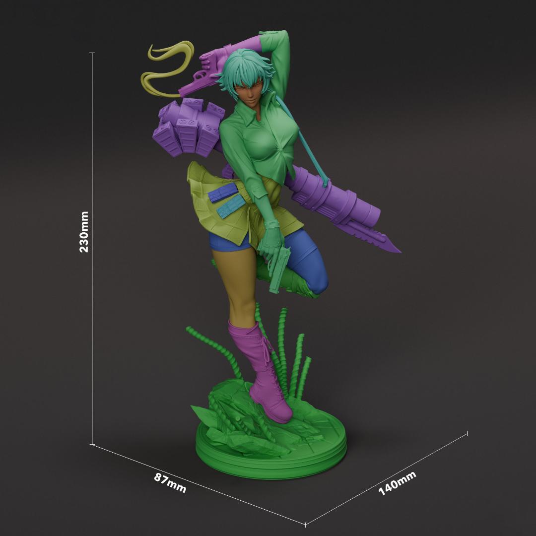 レディ 1/8 未塗装未組立 フィギュア ガレージキット DMC