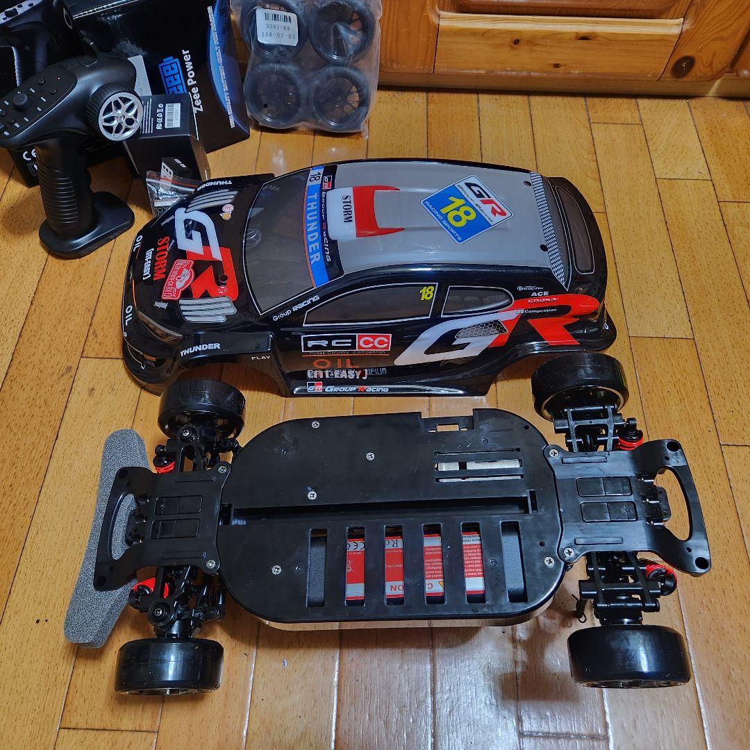 タミヤ ドリフト ラジコン フルセット　TT01 黒 ラリー　　　　　　tt02