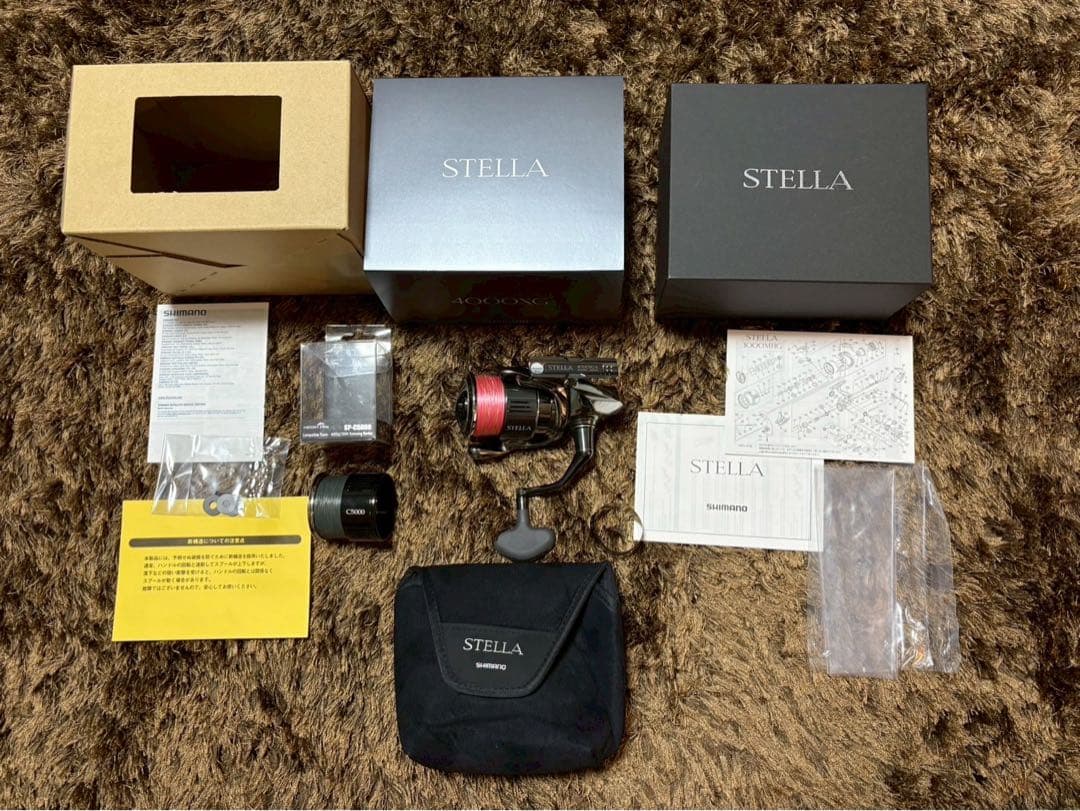 シマノ 22ステラ 4000XG SHIMANO スピニング　夢屋スプールセット