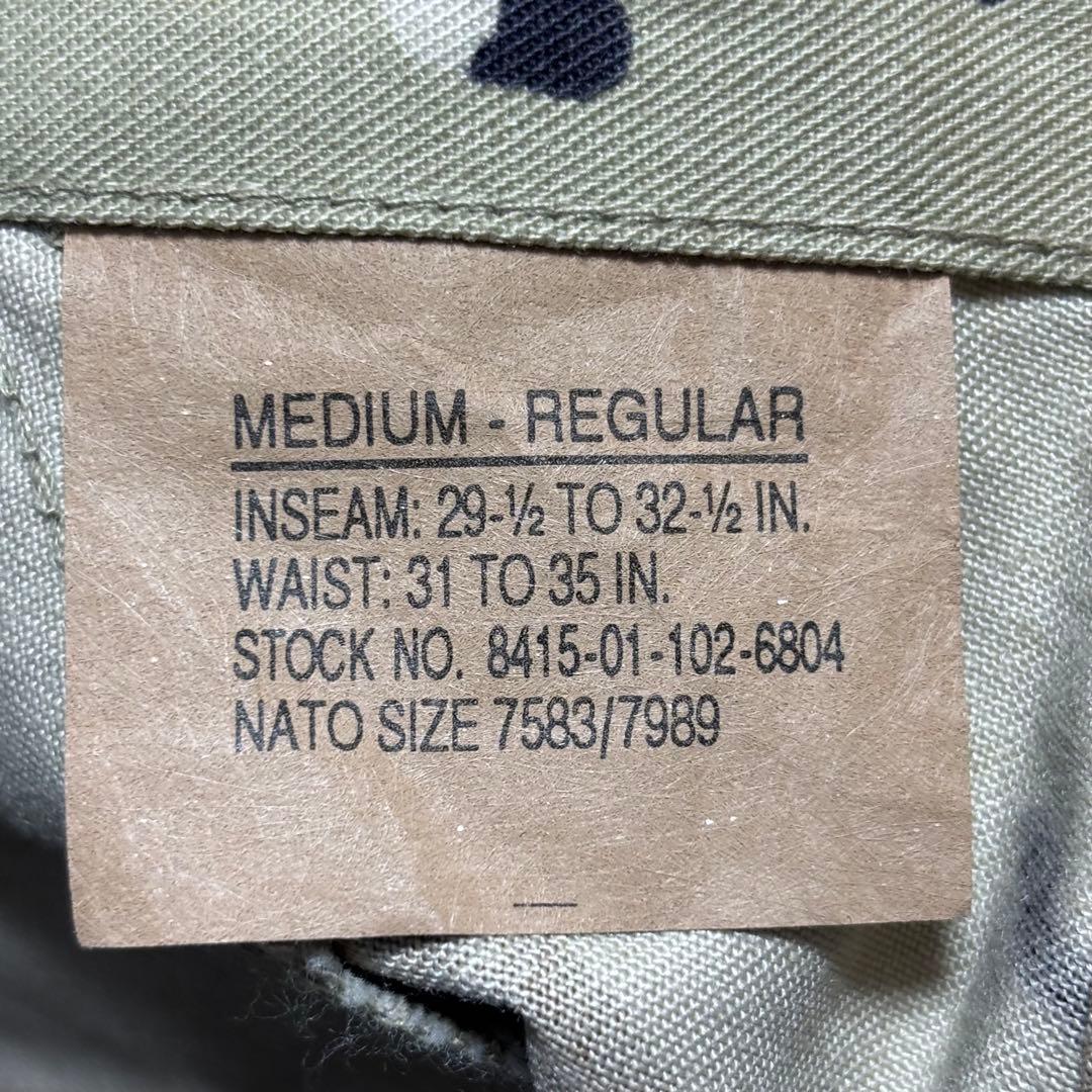 米軍 6Cデザート チョコチップカモ BDU カーゴパンツ　実物　未使用　新品