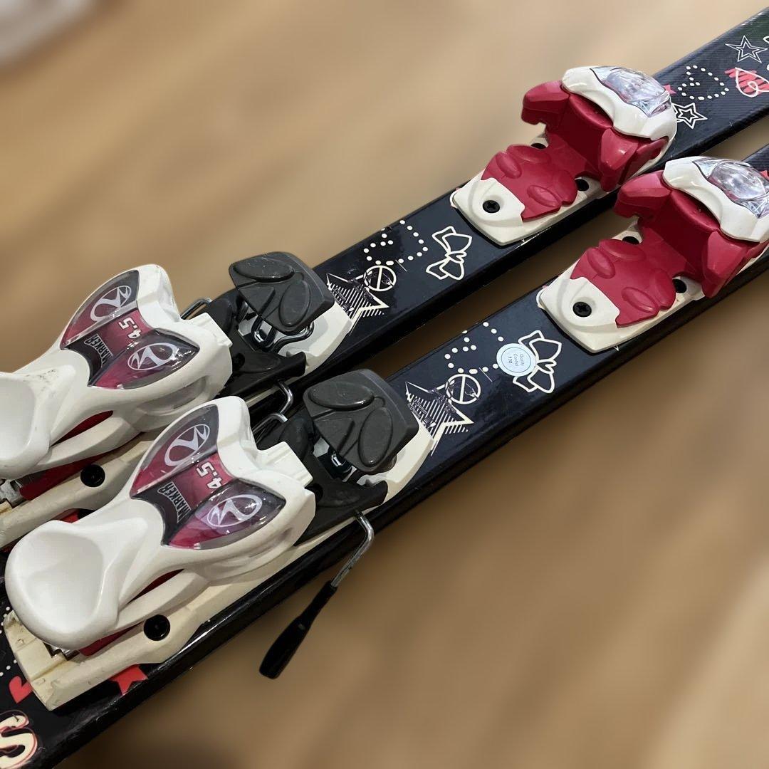 女の子子ども用スキー4点セット 110センチ