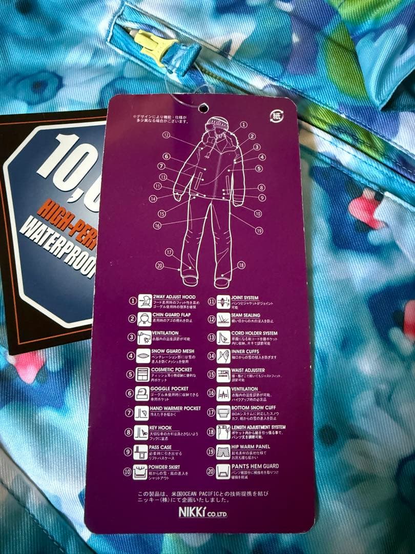 新品 Ocean Pacific花柄 ウェア サイズL