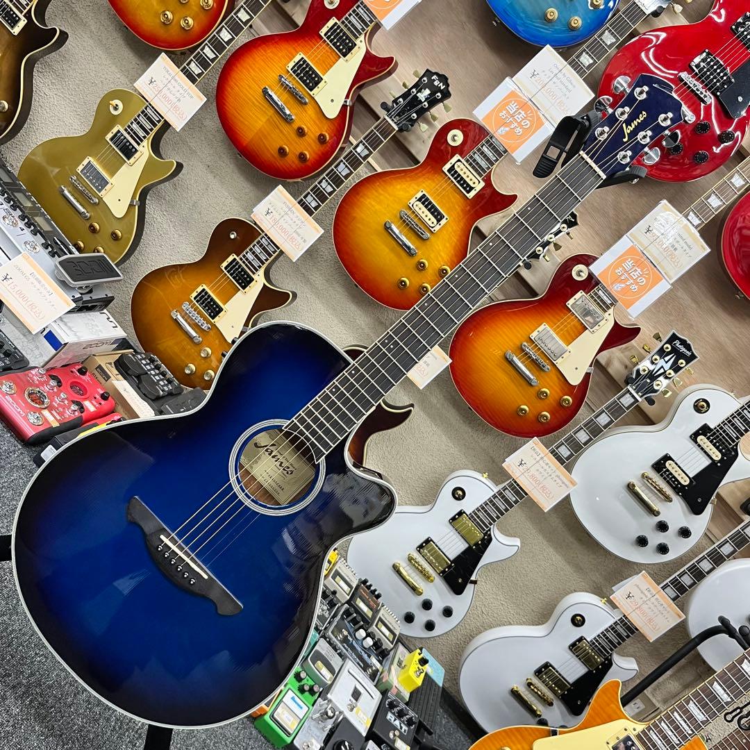 【11058】【ジャンク品 出音なし】 James JE450 エレアコブルー