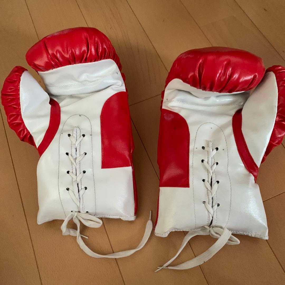 SHELTER ボクシンググローブ 16-OZ レッド/ホワイト