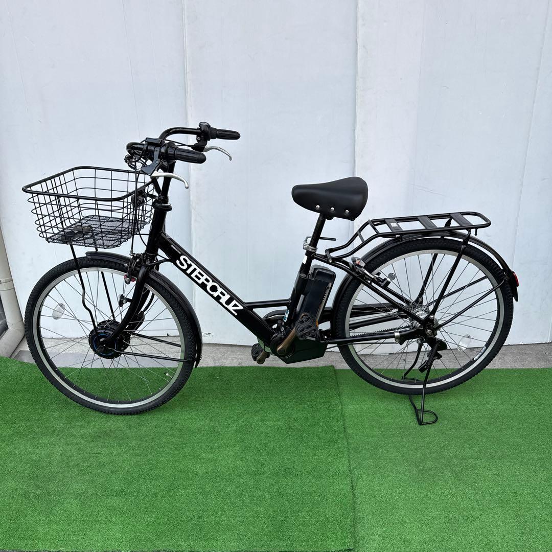 ブリヂストン STEPCRUZアルベルト電動アシスト自転車26インチ ブラック