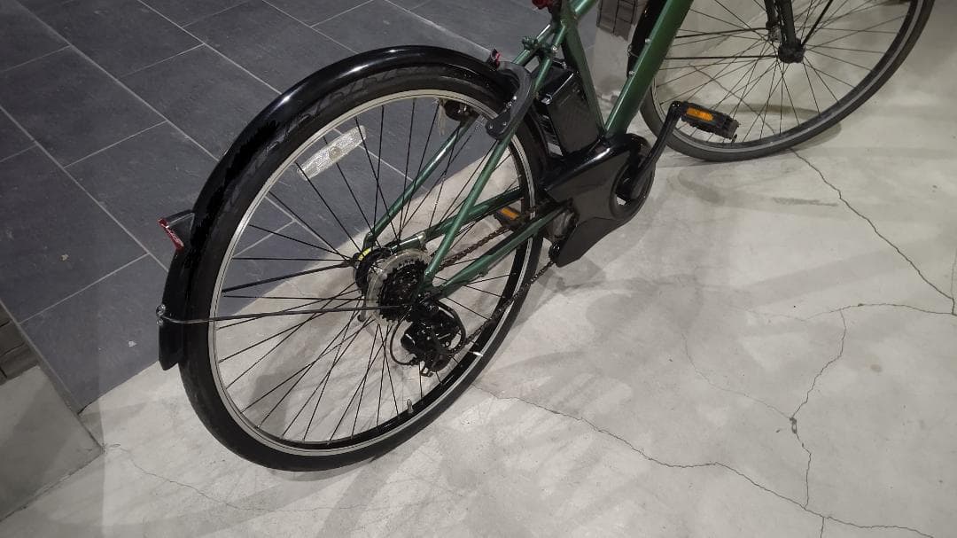 パナソニック 電動スポーツバイク VELO-STAR 外装7段変速 グリーン