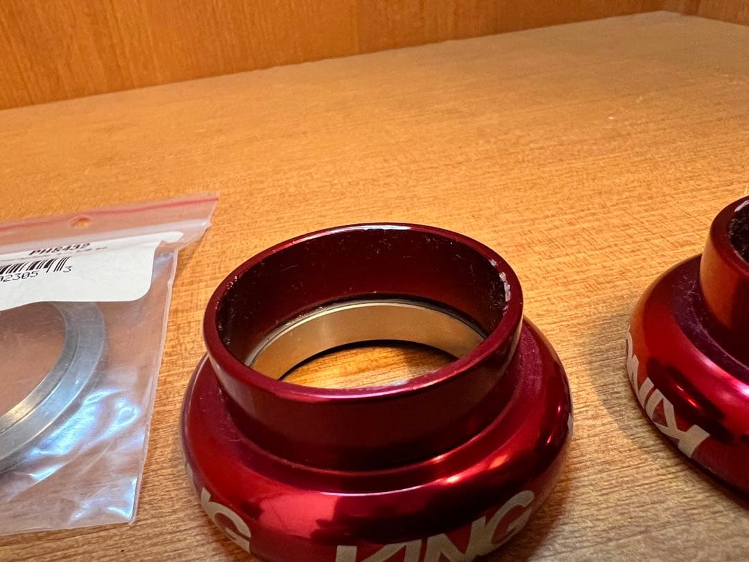 CHRIS KING ヘッドセット ノンスレッド レッド OS