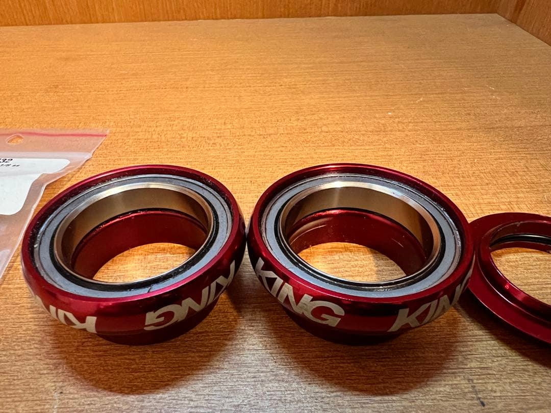 CHRIS KING ヘッドセット ノンスレッド レッド OS