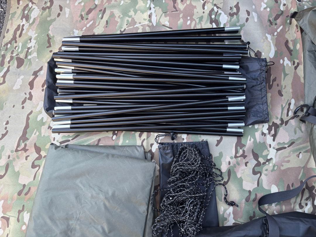 OVAL5 ドームトンネルテント ARBOR カーキ About camping