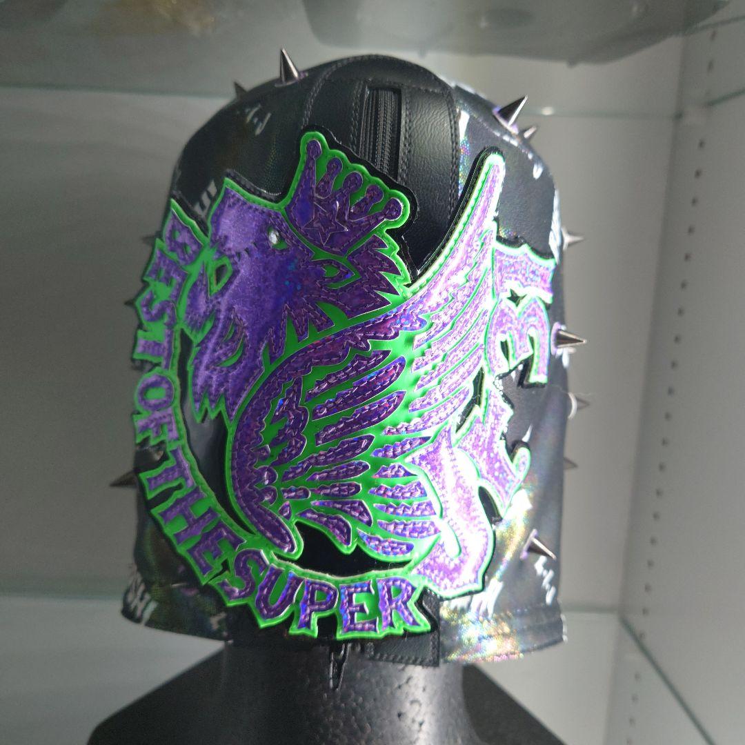 本日限定価格)BUSHIのプロレスマスク 初号機カラー+ブラックタイガーの2枚