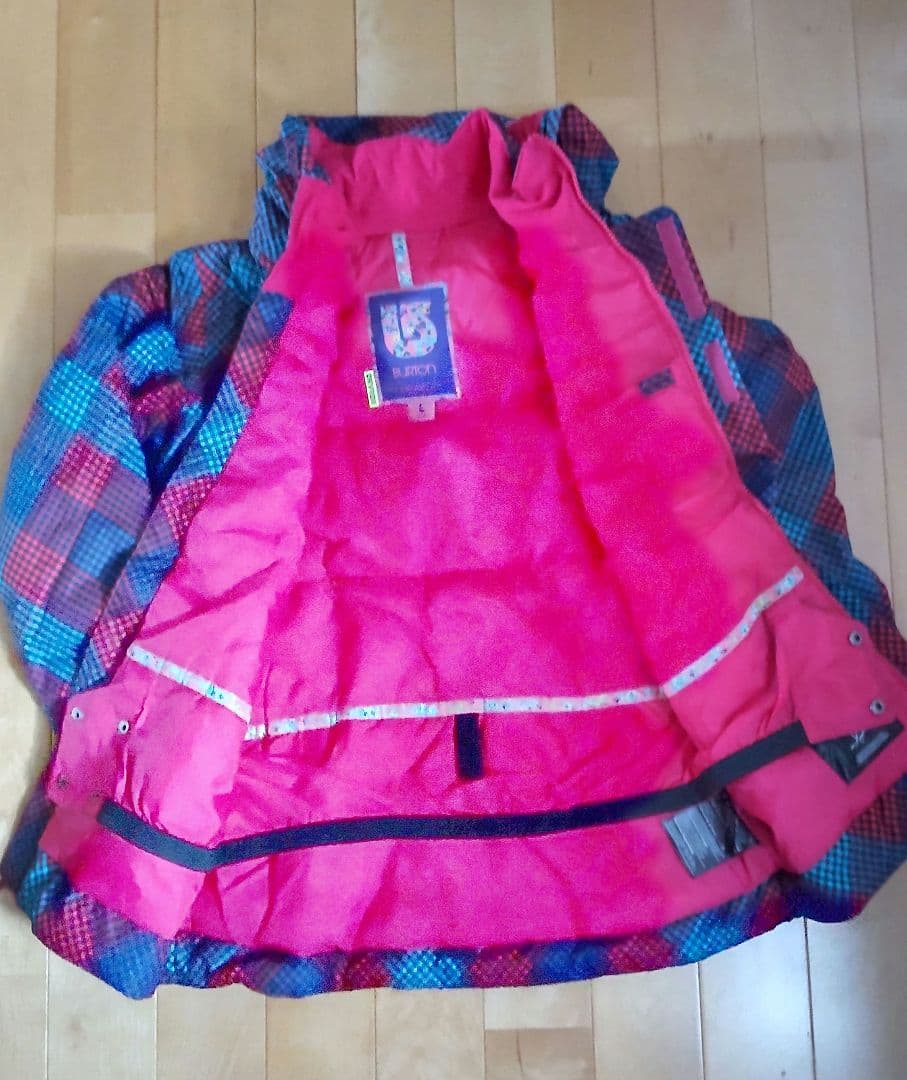 【新品】BURTON キッズウェアー 上下セット 赤 L