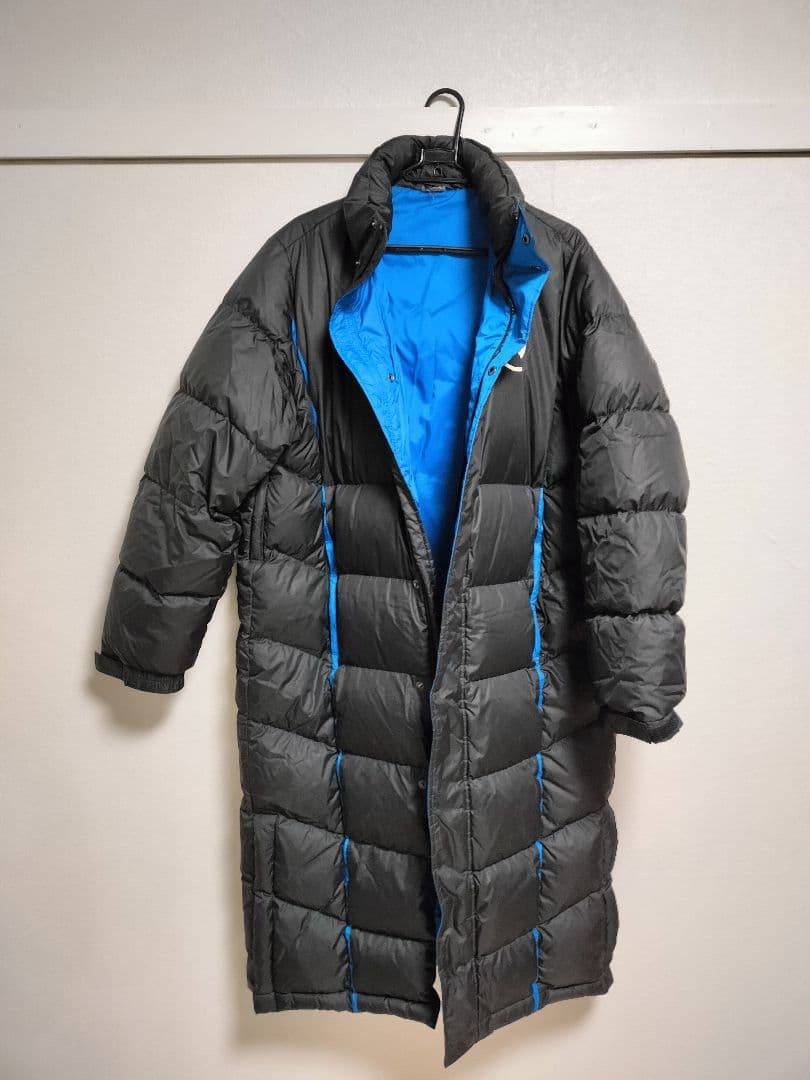 1点モノ★肉厚NIKE★ロングダウンコートぱんぱん★ベンチコート ★Ｌ美品