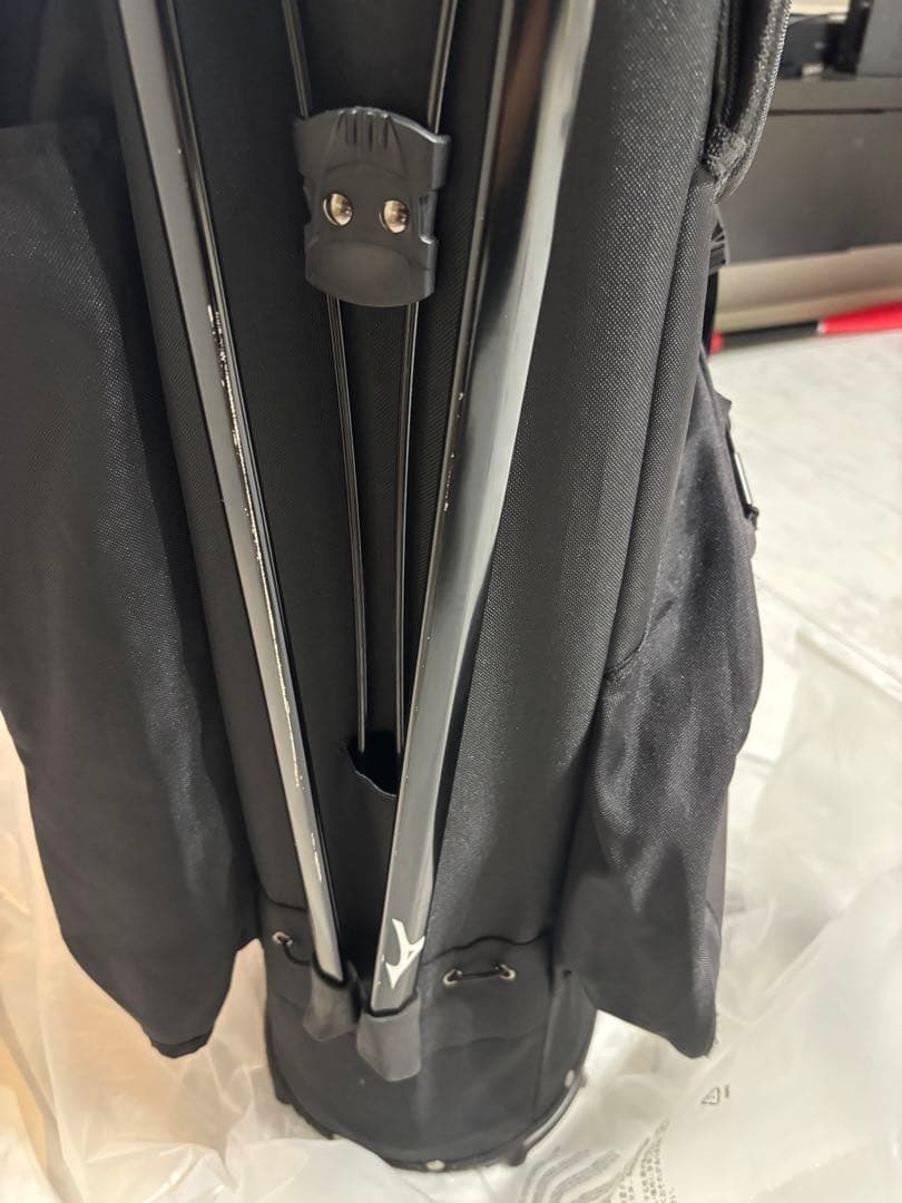 Mizuno スタンド付きキャディバッグ ブラック