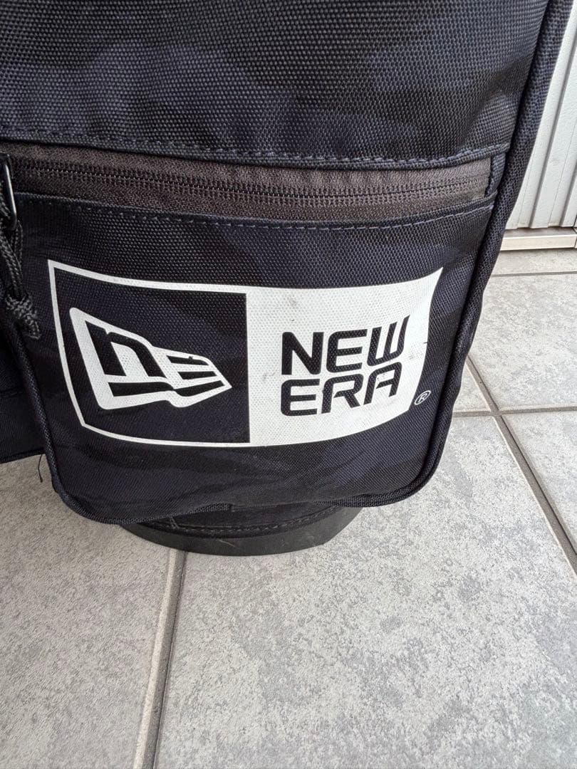NEW ERA キャディーバッグ カモネイビー　スタンド式