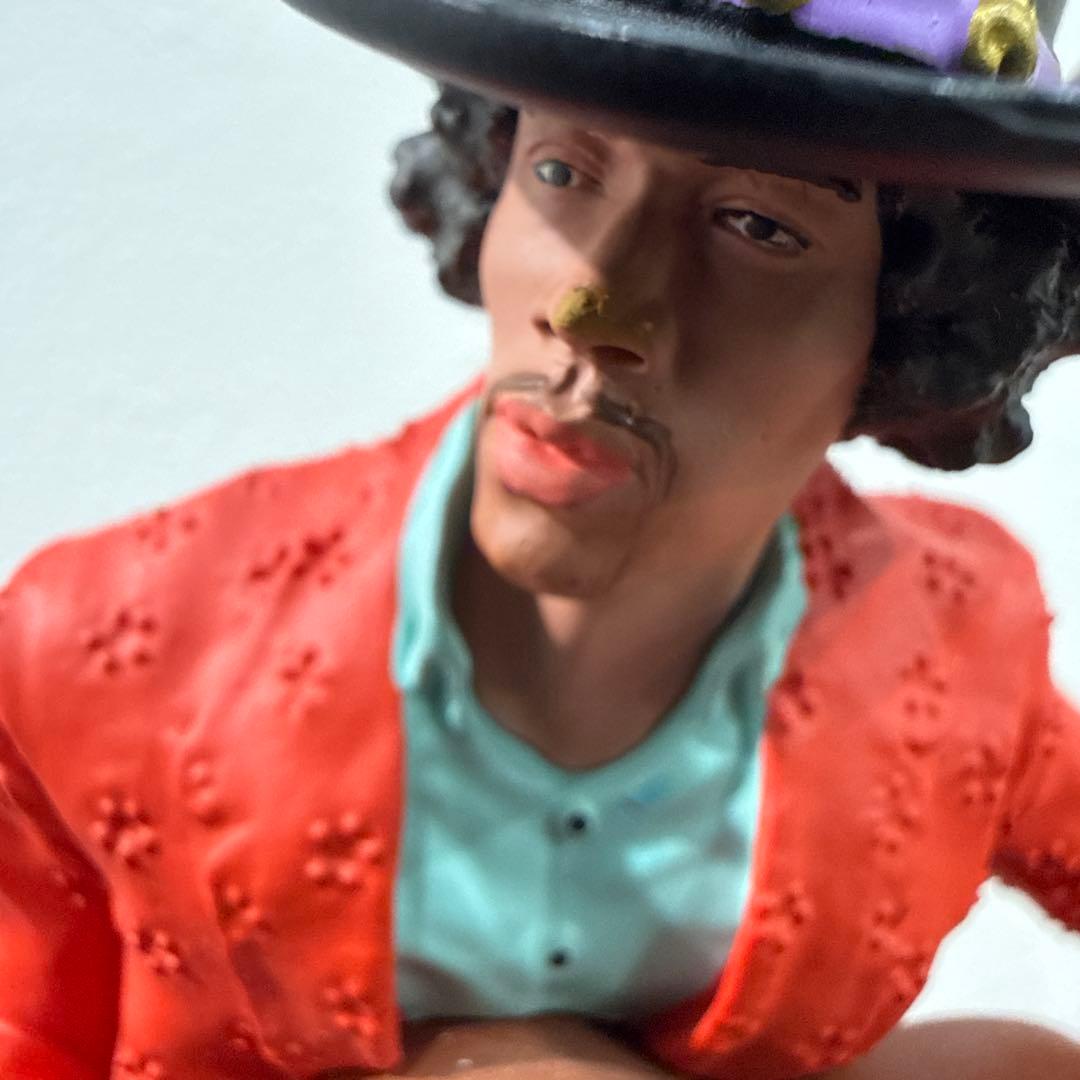 【訳あり品】ジミ・ヘンドリックス　Rock Iconz Statue フィギュア