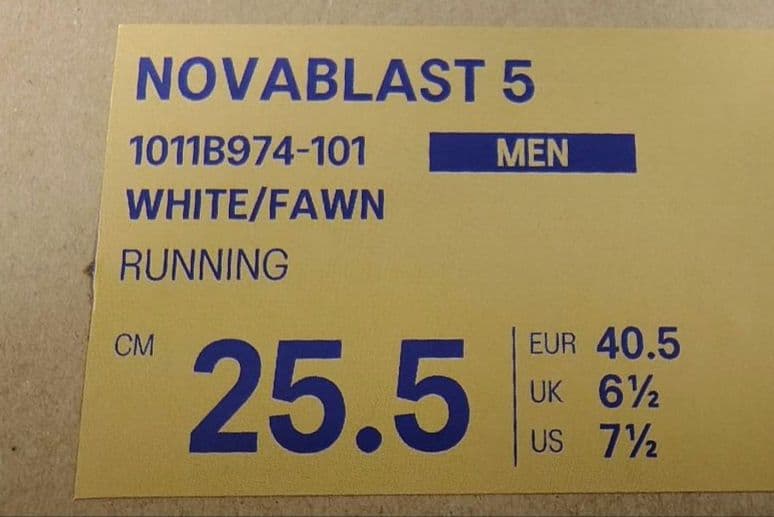 【新品】asics NOVABLAST 5 25.5cm