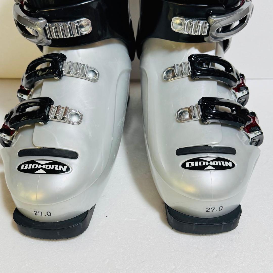 スキーブーツ27cm BIG HORN スキー用ブーツ 黒色ブラック初心者格安